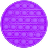 Jucarie Push Pop Bubble Fidget, Pop It, rotund, violet, 12 cm, Urban Trends ®